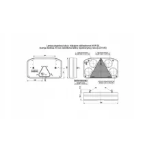 Lampa tylna - HOR 68 L - LED - Lampa zespolona tylna bez oświetlenia rejestracji (wersja diodowa III) (LZD 845) | LEWA