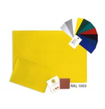 Łata naprawcza - do plandek 45cm x 32cm | żółty (RAL 1003)