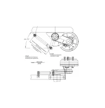 AMORTYZATOR SIŁOWNIK TELESKOP OŚ knott 1500/3000KG