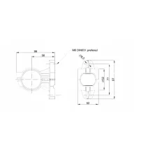 LAMPA OBRYSOWA ROGOWA LED FT-140A OBRYSÓWKA 12/24V