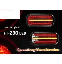 Lampa tylna - FT-230 NT COF LED DI - lampa zespolona z oświetleniem tablicy