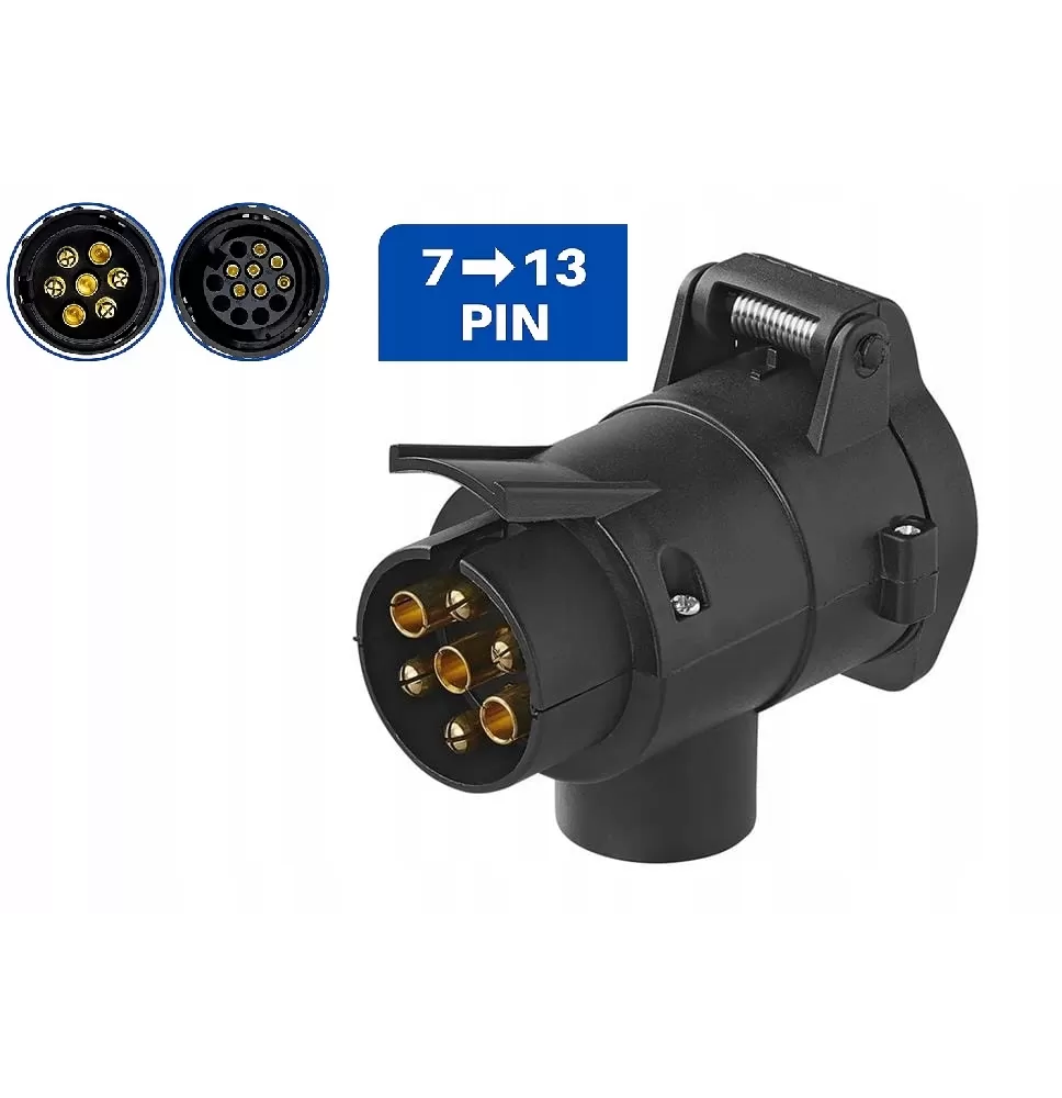 ADAPTER REDUKCJA PRZEJŚCIÓWKA GNIAZDA HAK 7/13 PIN