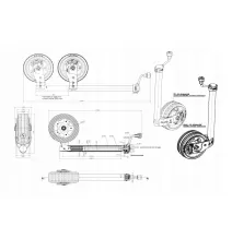 Koło podporowe - AL-KO - z wagą FI 48 mm | 300kg