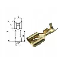 Paczka 100szt - Konektor żeński E1276