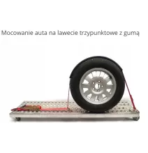 ZESTAW - 4x Pas Lawetowy - z TRAWKA PASY TRANSPORTOWE LAWETA PAS 3 PUNKTOWY