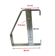 RAMKA OCYNKOWANA UCHWYT obejma LAMPY DO FT-77 PRAWA hor56 Do Rydwan