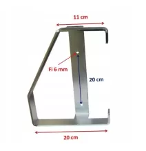 Zestaw komplet lamp bocznych przyczepki samochodowej FT-077 Rydwan uchwyt