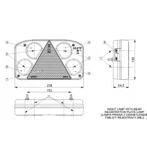 [ZESTAW] - 2 x Lampa HOR 68 LED (LZD 864 + LZD 865)