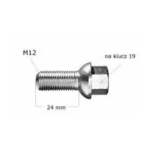 Śruba - szpilka OKRĄGŁA (M12x1,5)