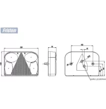 Lampa tylna - FT-088 LPM - Lampa tylna zespolona prostokątna | LEWA