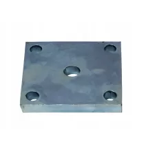 Blacha - kwadratowa | 4 / 5 otworów (100x100 gr.10 mm) [METAL]