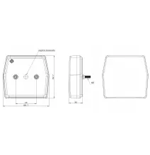 Lampa przeciwmgielna - FT-223 LED - Lampa tylna przeciwmgłowa12V