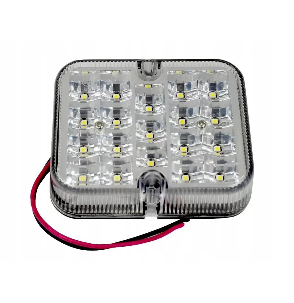 LAMPA TYLNA COFANIA LED PROSTOKĄT 12V CE LEDOWA