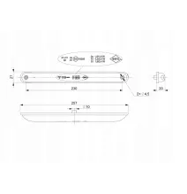 Pozycja hamowania lampa lampy led 12/24v dodatkowa