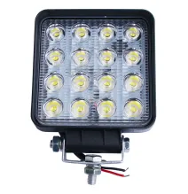 LAMPA ROBOCZA 16 LED LEDOWA 48W CE 12-24V MEGA MOC ROZPROSZONA