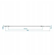 LINKA HAMULCOWA 1130/1340mm FI22/18mm DO Knott Schlegl Nieper Avonride BPW