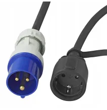 ADAPTER PRZEJSCIÓWKA CEE GNIAZDO WTYCZKA 230V 40cm do KAMPERA kabel