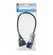 ADAPTER PRZEJSCIÓWKA CEE GNIAZDO WTYCZKA 230V 40cm do KAMPERA kabel