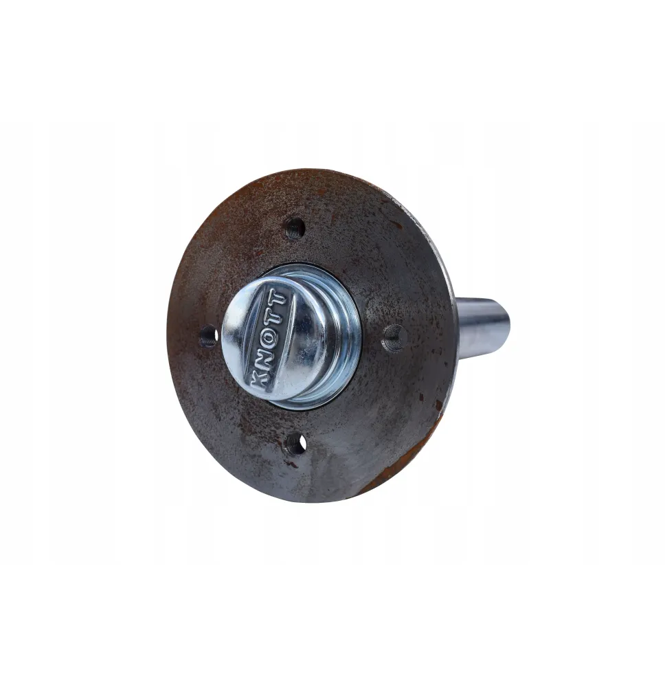Piasta z czopem KNOTT 4 × 100 do osi sztywnej