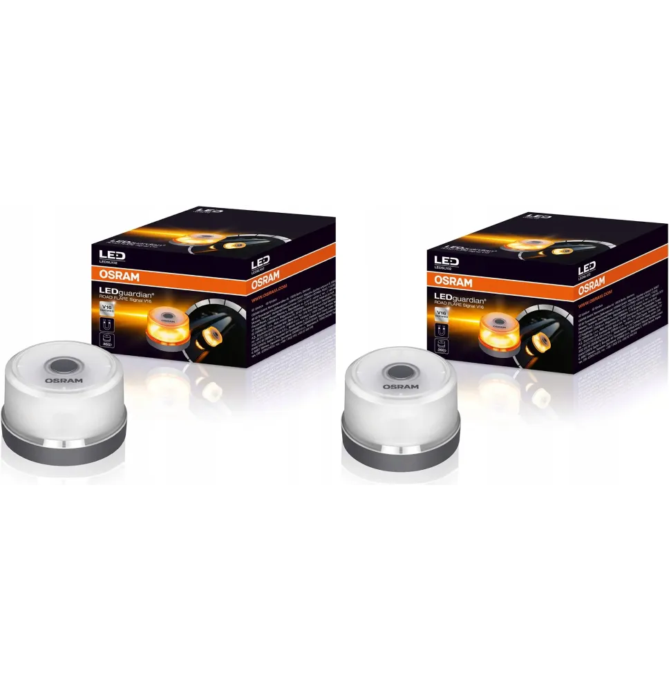 Zestaw 2 lamp ostrzegawczych OSRAM LEDguardian ROAD FLARE Signal V16