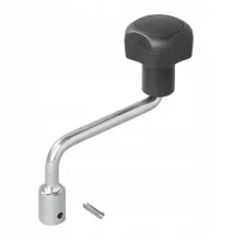 Rączka ze śrubą Ø12 mm do obejmy koła podporowego 48 mm