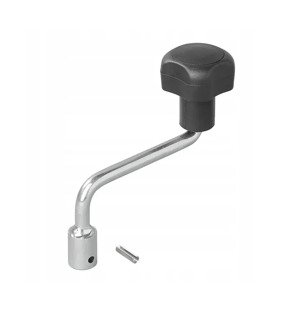 Rączka ze śrubą Ø12 mm do obejmy koła podporowego 48 mm