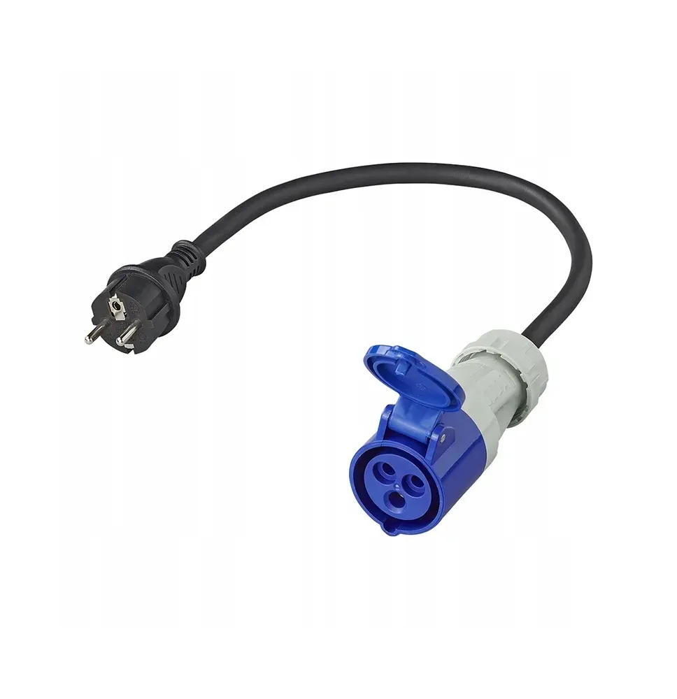 Adapter CEE 230 V, przewód 40 cm, do kampera