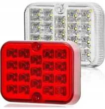 Zestaw lamp LED cofania i przeciwmgielnej 12 V