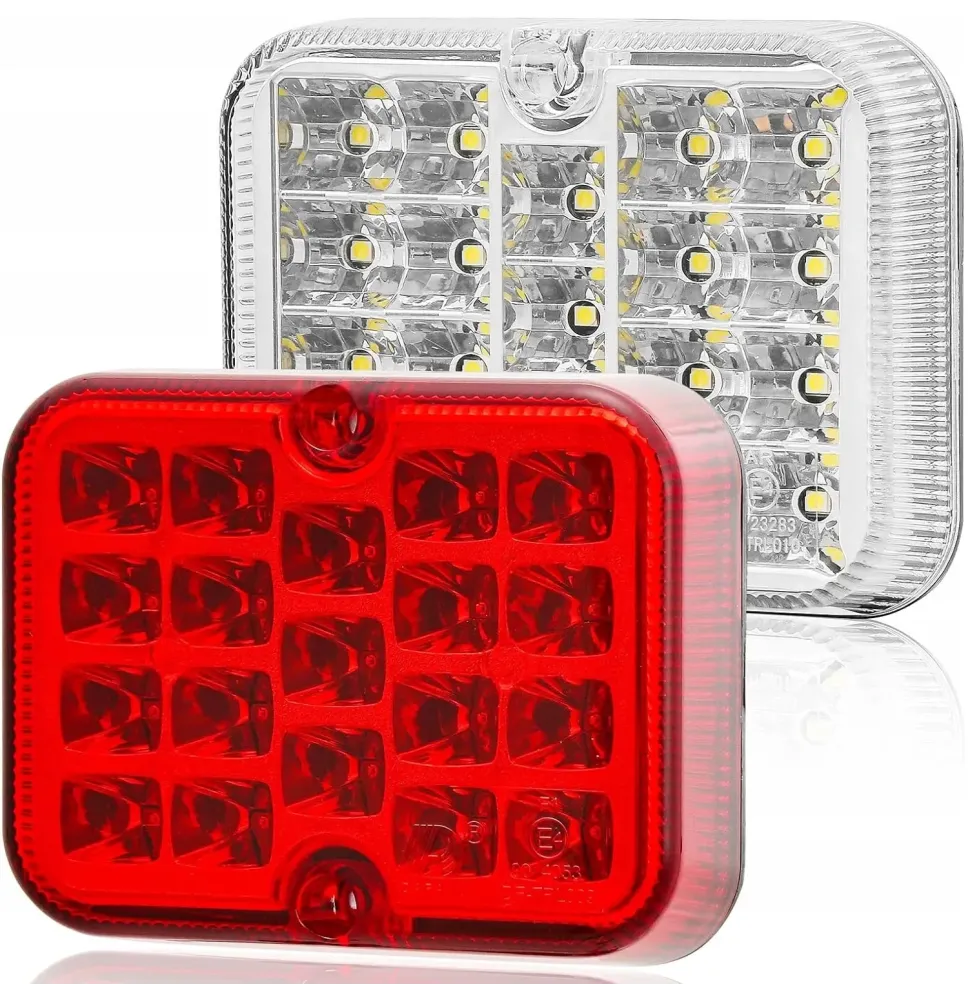 Zestaw lamp LED cofania i przeciwmgielnej 12 V