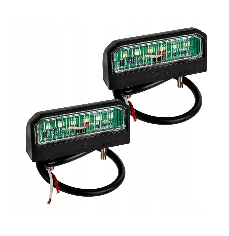 Zestaw 2 lamp LED podświetlenia tablicy 12–24 V