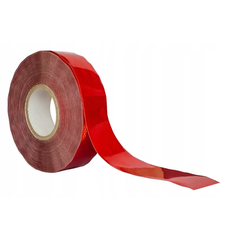 Taśma odblaskowa konturowa czerwona 50 mm