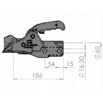 Zaczep 3500kg - AL-KO - AK351 - rura fi60 | M14/14
