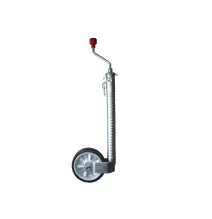 Koło podporowe (fi48 mm | ŻEBROWANE) - "AL-KO" - 300kg | z zabezpieczeniem przeciwpoślizgowym