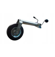 [ZESTAW] - Koło podporowe + obejma - "KAM-PRZYCZEPKI" - pompowane fi48 mm
