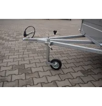 Koło podporowe (fi48 mm) - "KAM-PRZYCZEPKI" - 150kg | BLASZANE