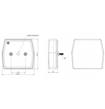 Lampa cofania - FT-224 LED - Lampa tylna cofania