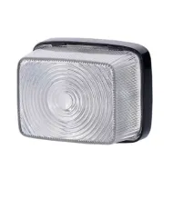 Lampa obrysowa - MD 4 - prostokątna BIAŁA (LO 208)