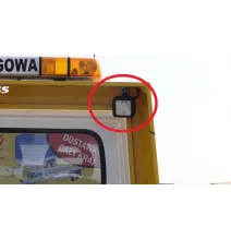Lampa robocza - uniwersalna - 16 LED prostokątna