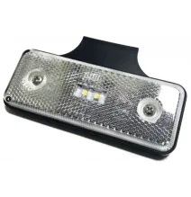 Lampa obrysowa - L1041-B - biała z wieszakiem 2 LED