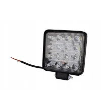 Lampa robocza - uniwersalna - 16 LED prostokątna