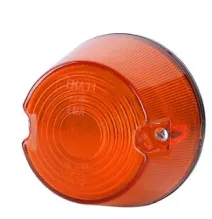 Lampa obrysowa - EMA 13 - okrągła ŻÓŁTA żuk (LO 213)