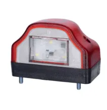 Lampa podświetlenia tablicy - HOR 47 - LED - CZERWONA oświetlenia tablicy rejestracyjnej (LTD 232)