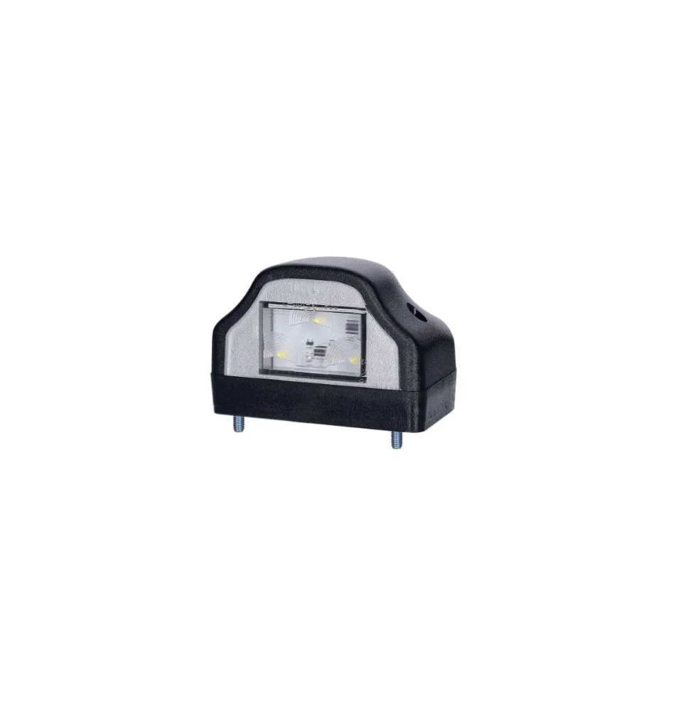 Lampa podświetlenia tablicy - HOR 47 - LED - CZARNA oświetlenia tablicy rejestracyjnej (LTD 229)