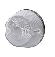 Lampa obrysowa - EMA 12 - okrągła BIAŁA żuk (LO 212)