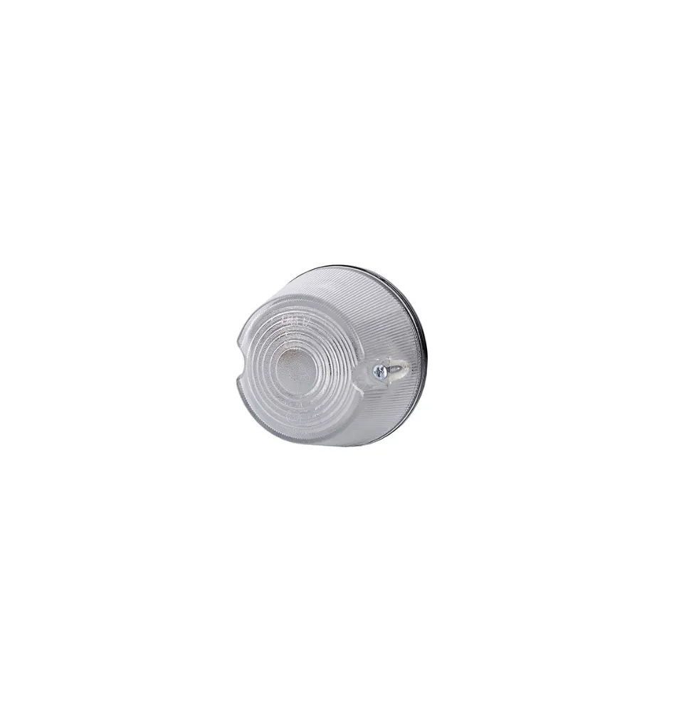 Lampa obrysowa - EMA 12 - okrągła BIAŁA żuk (LO 212)