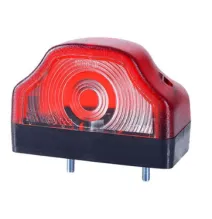 Lampa podświetlenia tablicy - HOR 19 - żarówka - CZERWONA oświetlenia tablicy rejestracyjnej (LT 104)