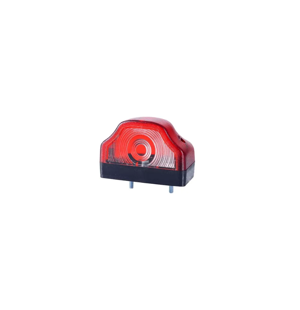 Lampa podświetlenia tablicy - HOR 19 - żarówka - CZERWONA oświetlenia tablicy rejestracyjnej (LT 104)