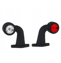 Lampa obrysowa - HOR 69 K.Ł.P - prawa na wysięgniku krótkim łamanym (LD 723/P)