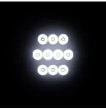 Lampa robocza - L0184 - 10xLED + 2x pasek LED biały