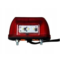 Lampa podświetlenia tablicy - HOR 63 - LED - CZERWONA oświetlenie tablicy rejestracyjnej (LTD 669)